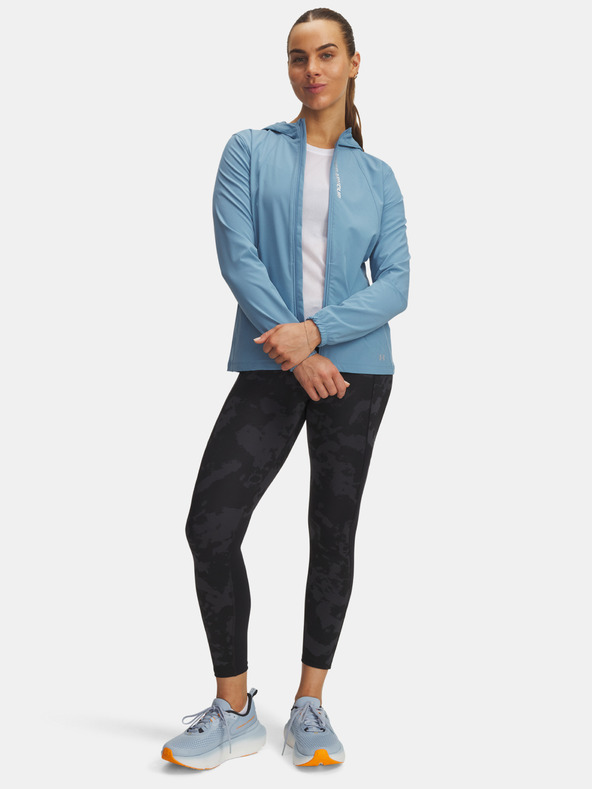 Under Armour Ženske pajkice  Under Armour UA Launch Ankle Print Tights-BLK