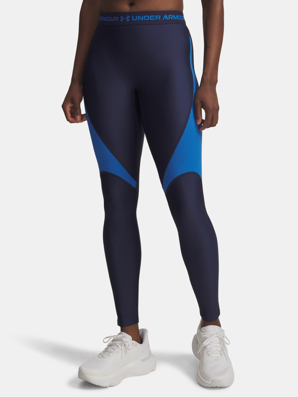 Under Armour Ženske pajkice  Under Armour UA HG Rib Legging-BLU