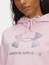 Under Armour Ženski pulover  Under Armour UA Rival Flc Shimmer Hdy-PNK