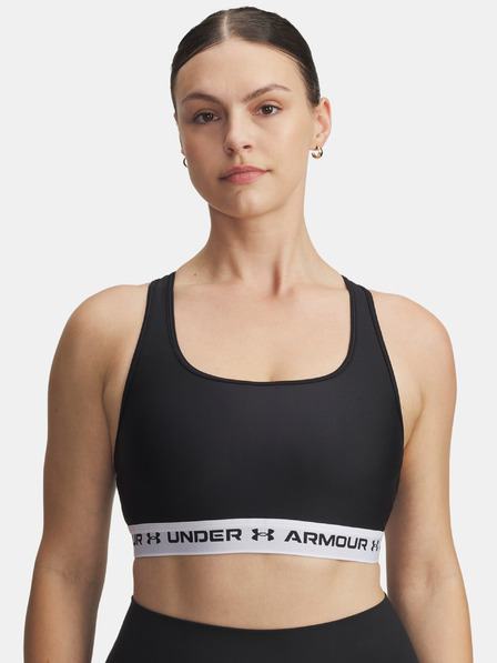 Under Armour Ženski nedrček  Under Armour Crossback Mid Bra-BLK