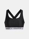Under Armour Ženski nedrček  Under Armour Crossback Mid Bra-BLK