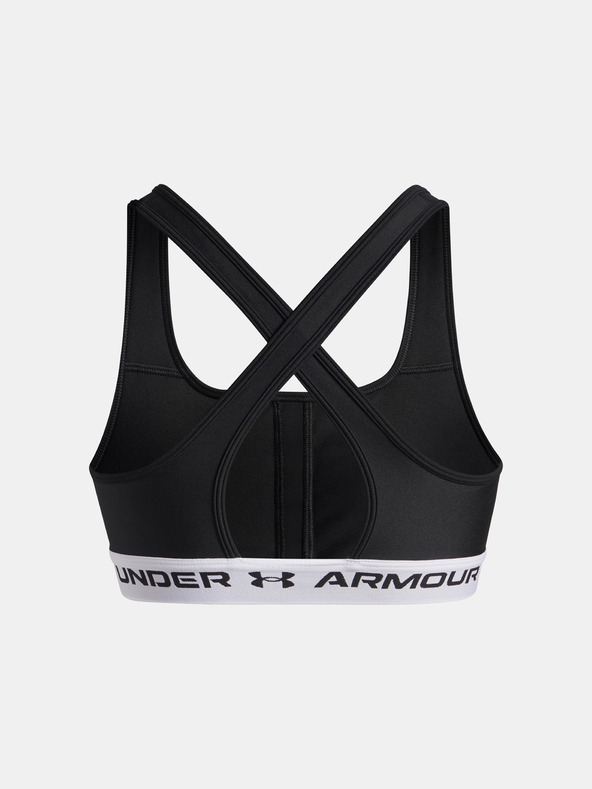 Under Armour Ženski nedrček  Under Armour Crossback Mid Bra-BLK