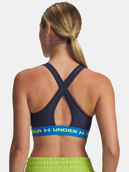 Under Armour Ženski modrček Under Armour Crossback Mid Bra-BLU