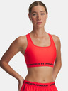 Under Armour Ženski nedrček  Under Armour Crossback Mid Bra-RED
