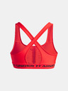 Under Armour Ženski nedrček  Under Armour Crossback Mid Bra-RED