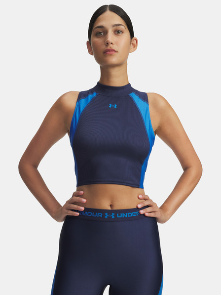 Under Armour Ženski top Under Armour UA HG Rib Tank-BLU