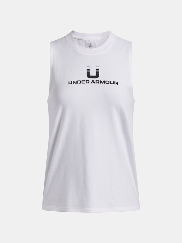 Under Armour Ženska majica brez rokavov Under Armour UA Varsity U Tank-WHT