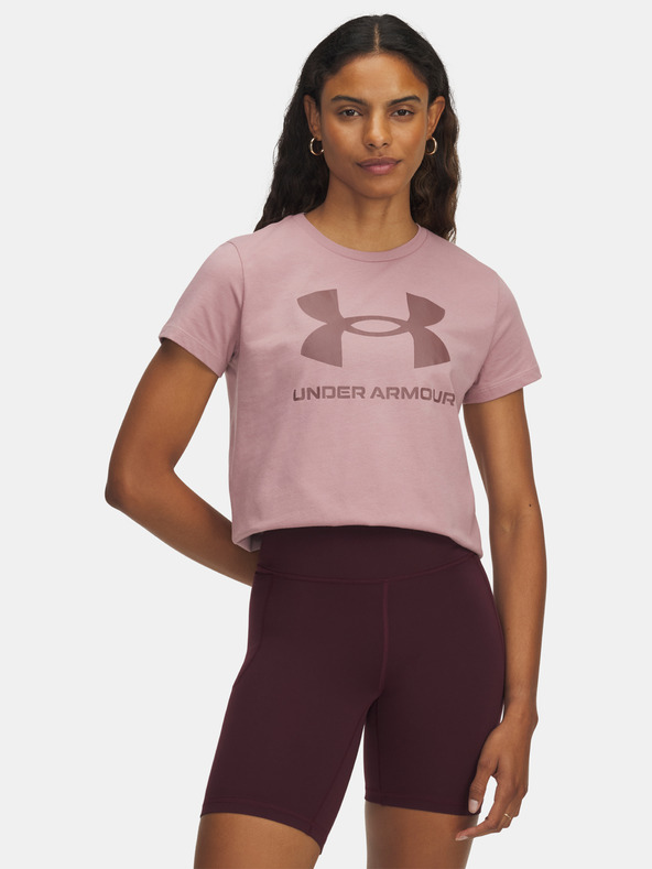 Under Armour Ženska majica Under Armour UA Logo SS-PNK