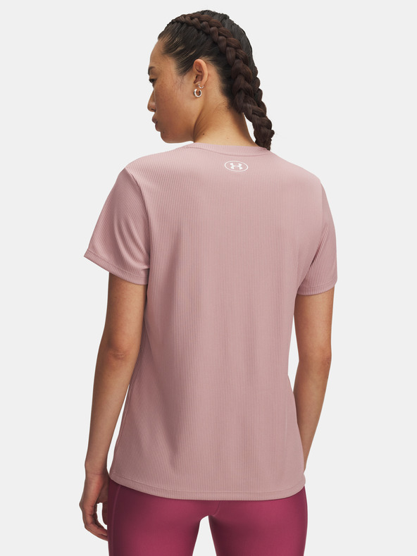 Under Armour Ženska majica Under Armour Tech Rib SSC-PNK