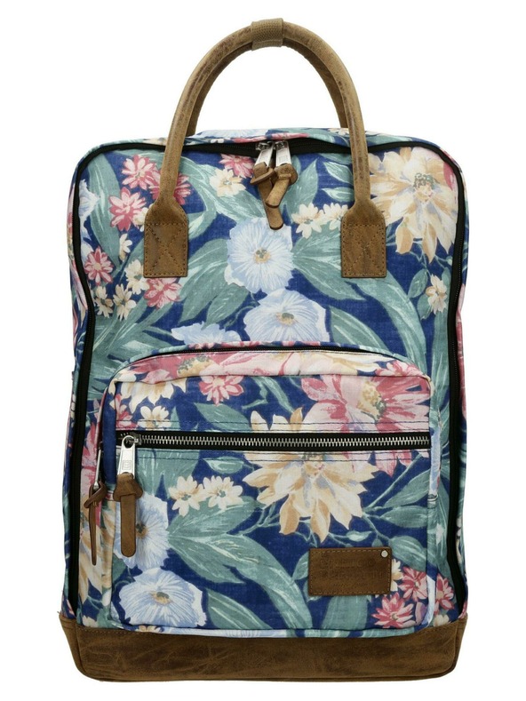 Enrico Benetti Nahrbtnik Enrico Benetti Santiago 46180 Mornarsko modra s cvetjem