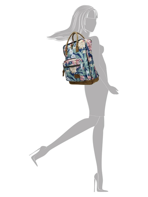 Enrico Benetti Nahrbtnik Enrico Benetti Santiago 46180 Mornarsko modra s cvetjem