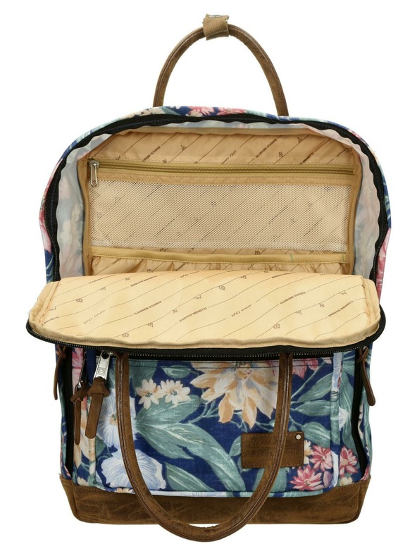 Enrico Benetti Nahrbtnik Enrico Benetti Santiago 46180 Mornarsko modra s cvetjem