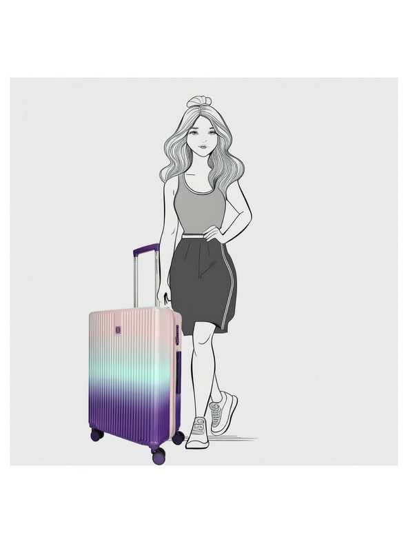 Enrico Benetti Potovalni kovček Enrico Benetti Havana M Vijolična