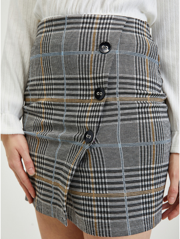 Orsay Sivo žensko karirasto oprijeto krilo ORSAY