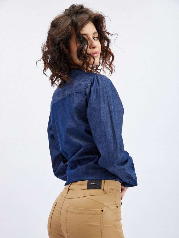 Orsay Rjave ženske skinny fit hlače ORSAY