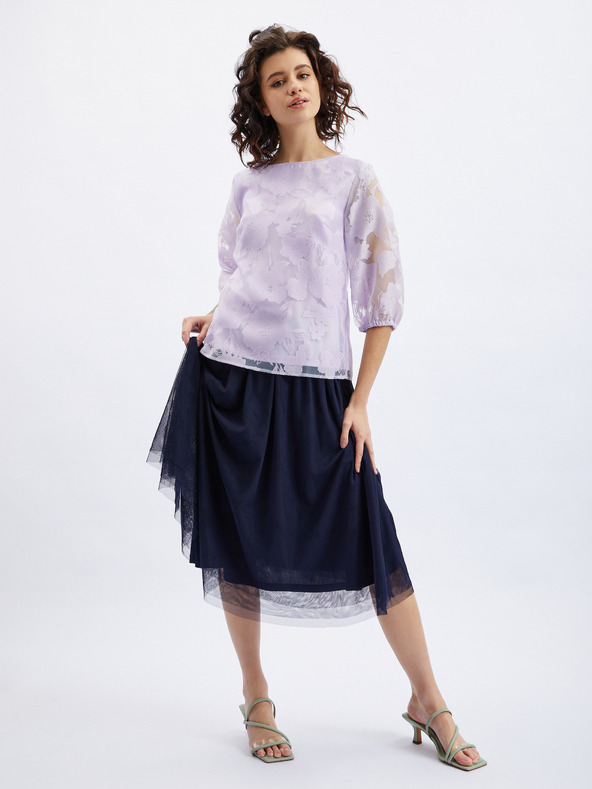 Orsay Svetlo vijoličasta ženska cvetlična bluza ORSAY