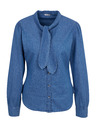 Orsay Modra ženska denim srajca z okrasnim detajlom ORSAY