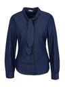 Orsay Temno modra ženska denim srajca z okrasnim detajlom ORSAY