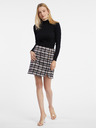 Orsay Črno žensko karirasto krilo ORSAY
