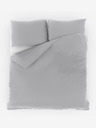 Kvalitex Francoska muslinasta posteljnina 200x200, 70x90cm svetlo siva Kvalitex