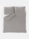 Kvalitex Svileni francoski posteljnina LUXURY COLLECTION 1+2, 200x200, 70x90 cm svetlo siva