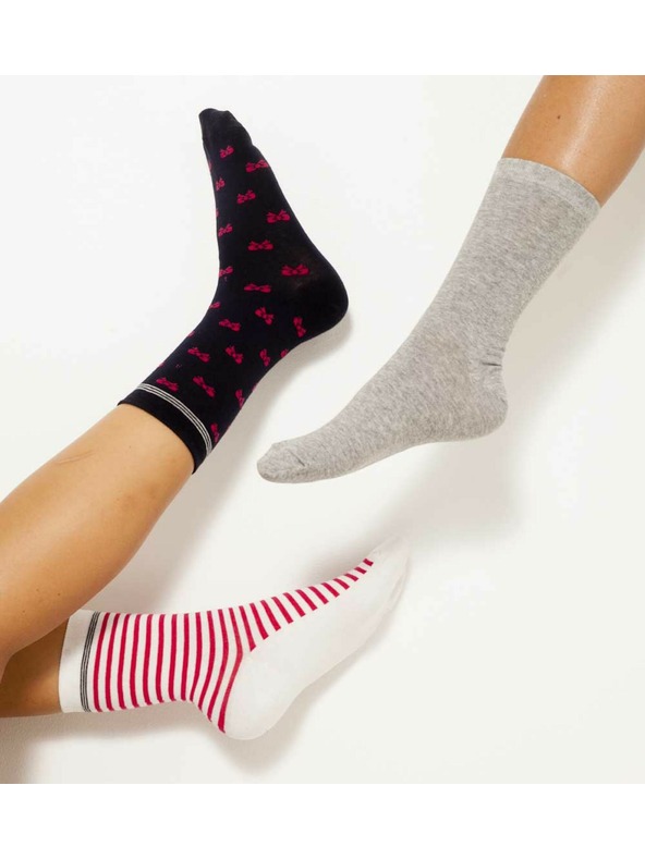 CAMAIEU ASETMARIN fantazijske nogavice komplet 3