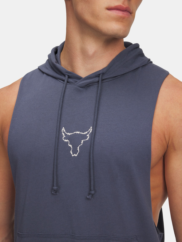 Under Armour Moški pulover  Under Armour Pjt Rck Q3PO SL Hoodie-GRY
