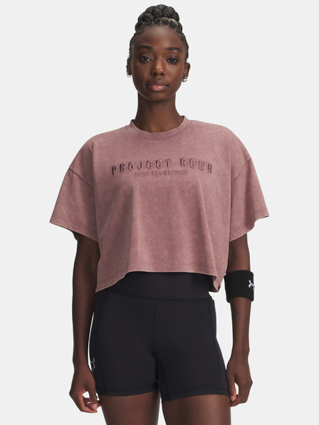 Under Armour Žensko majica Under Armour Pjt Rck Statement Graphic SS-MRN