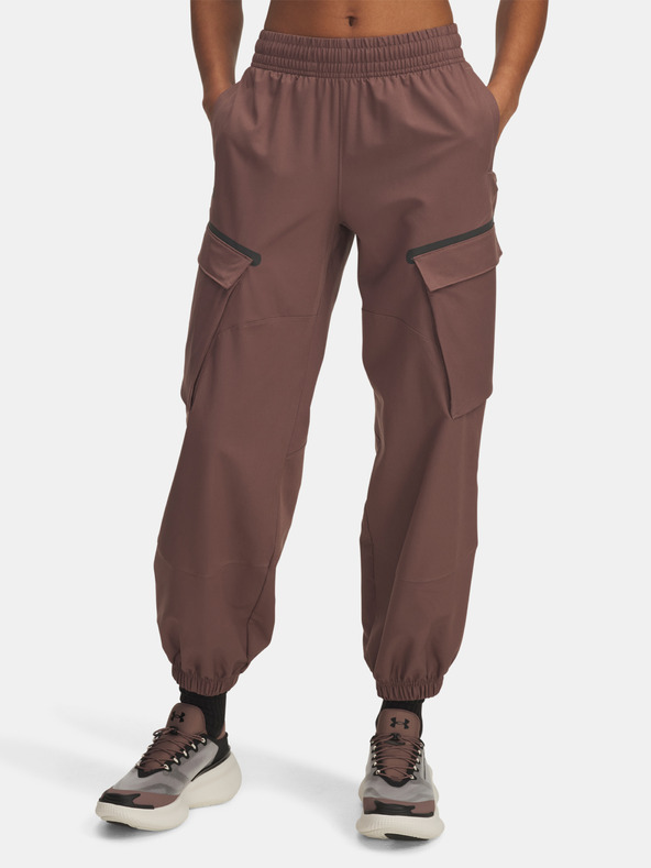 Under Armour Ženske športne hlače Under Armour UA Unstoppable Cargo Pants-BRN