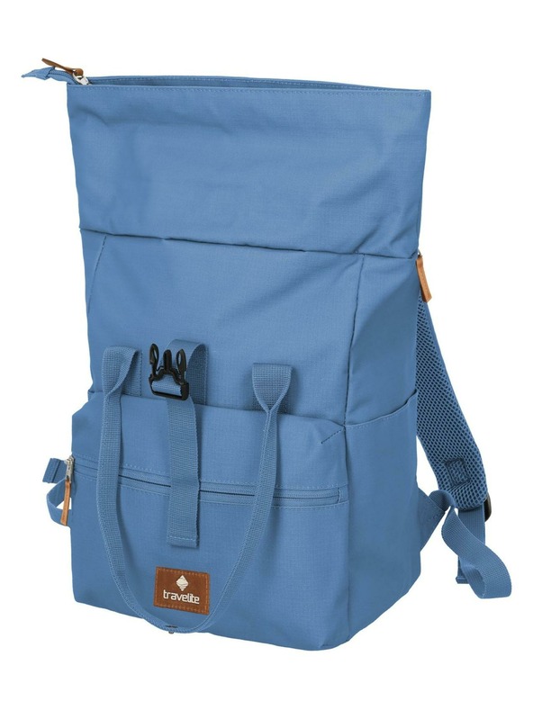 Travelite Nahrbtnik Travelite Basics Short Handle Roll-up Denim