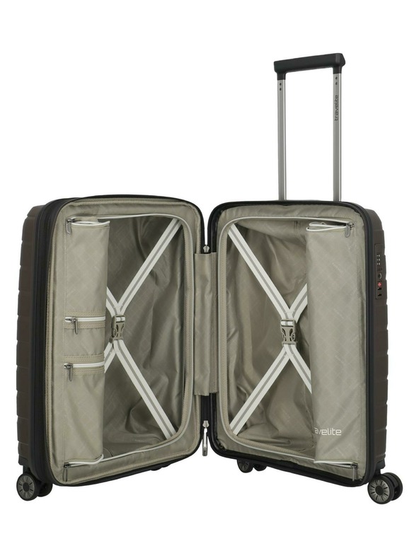 Travelite Potovalni kovček Travelite Air Base S exp Coffee