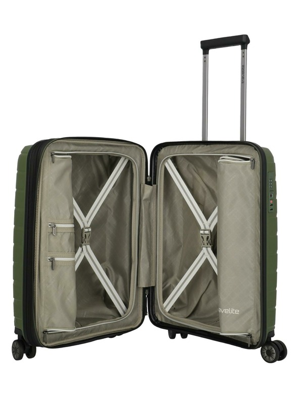 Travelite Potovalni kovček Travelite Air Base S exp Olive
