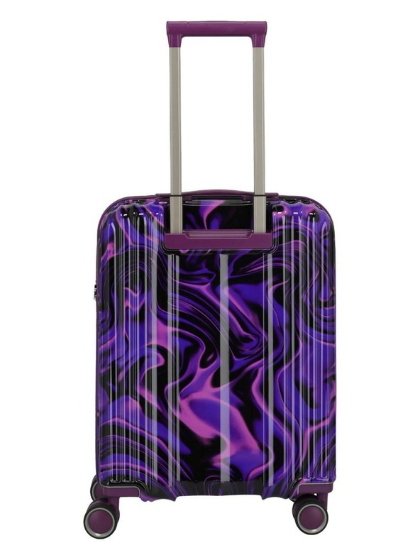 Travelite Komplet potovalnih kovčkov Travelite Lascana Edition S,M,L Purple Swirl