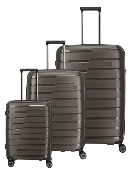 Travelite Komplet potovalnih kovčkov Travelite Air Base S,M,L Coffee
