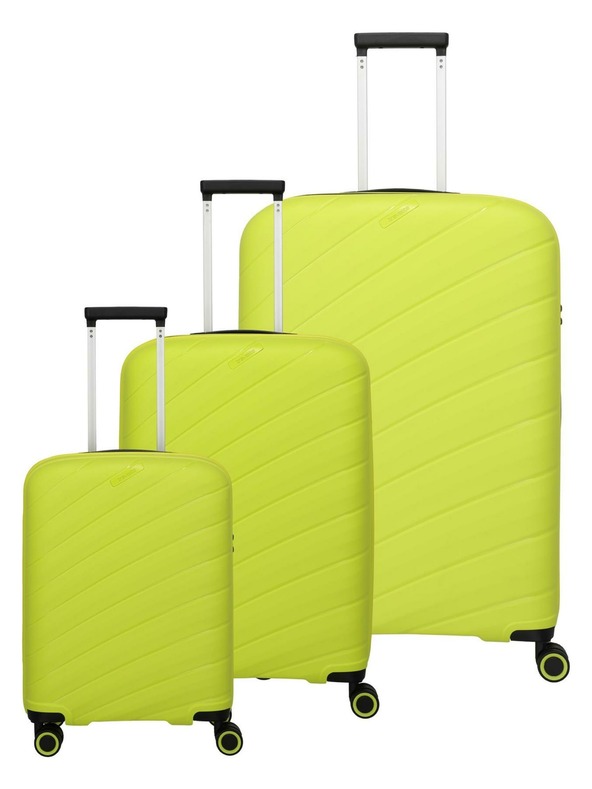 Travelite Komplet potovalnih kovčkov Travelite Burano S,M,L Apple green