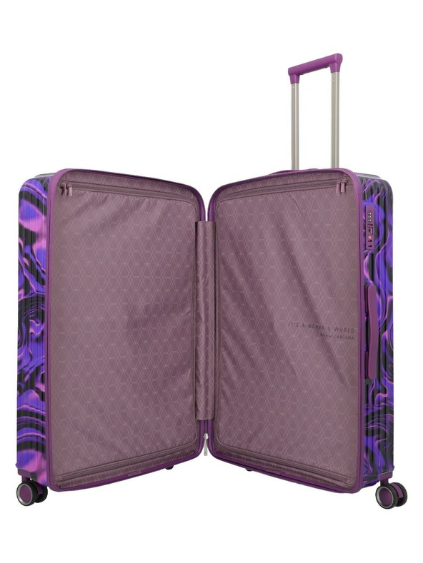 Travelite Potovalni kovček Travelite Lascana Edition L Purple Swirl