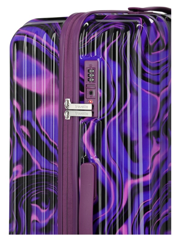 Travelite Potovalni kovček Travelite Lascana Edition L Purple Swirl