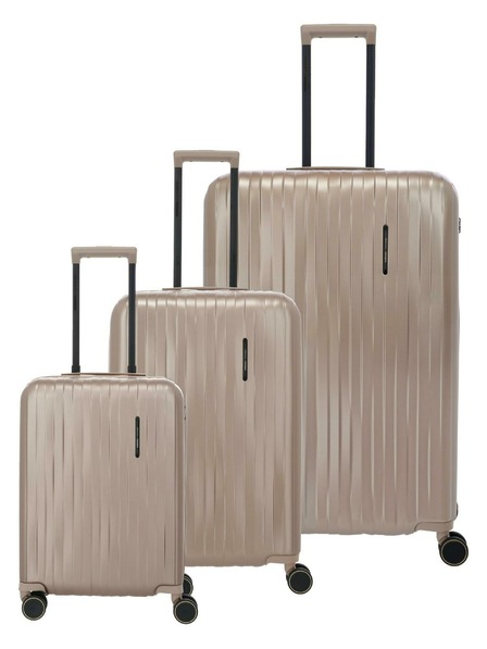Travelite Komplet potovalnih kovčkov Travelite BARBARA Novelty S,M,L Satin Nude