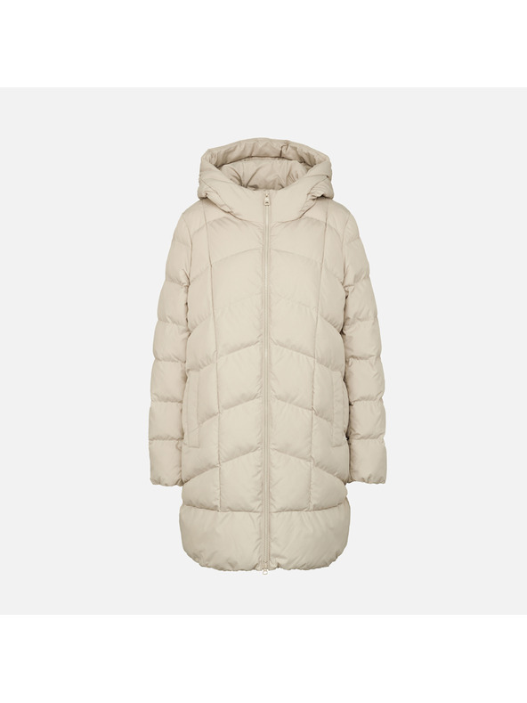 Geox Béžasta ženska prešita jakna Geox Anylla