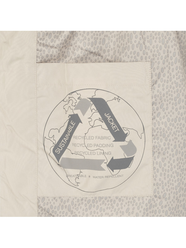 Geox Béžasta ženska prešita jakna Geox Anylla