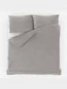 Kvalitex Satenasta francoska podaljšana posteljnina LUXURY COLLECTION 1+2, 240x220, 70x90cm svetlo siva