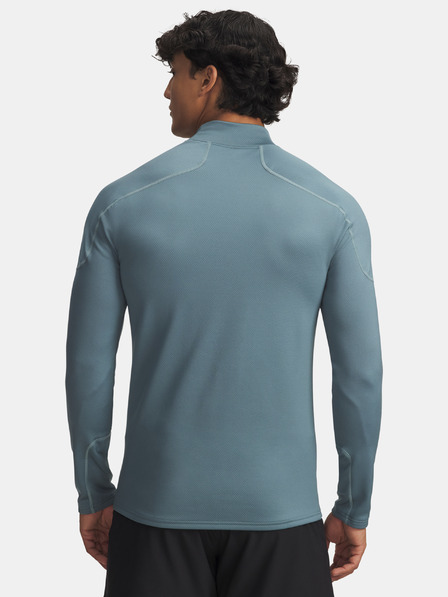 Under Armour Moška majica Under Armour Cold Weather Grid LS Mock-BLU