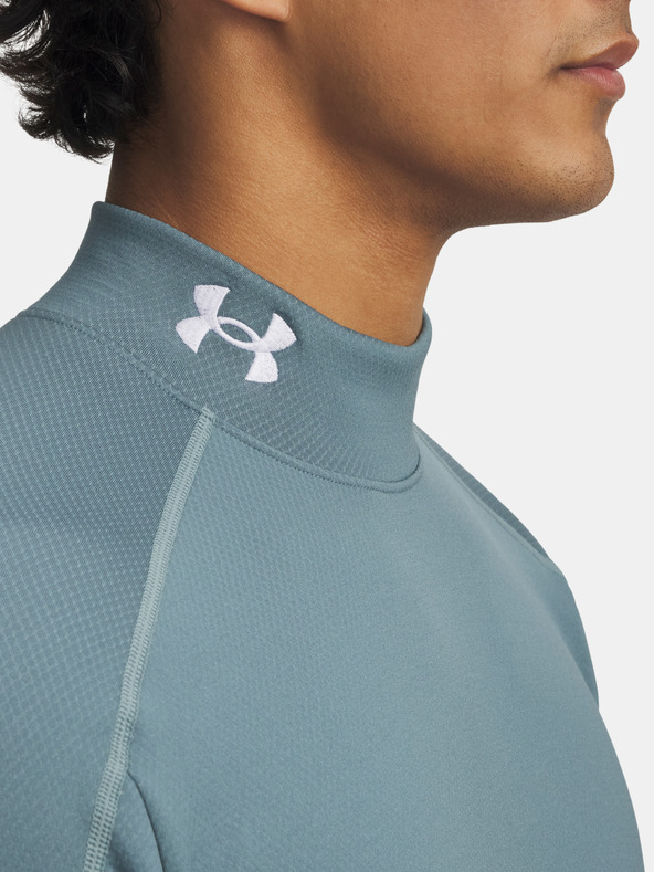 Under Armour Moška majica Under Armour Cold Weather Grid LS Mock-BLU