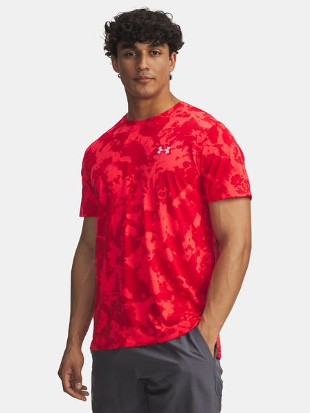 Under Armour Moška majica Under Armour UA Launch Printed SS-RED