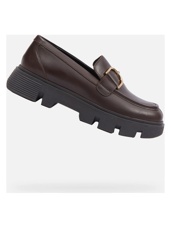 Geox Rjavi ženski mokasini Geox Vilde