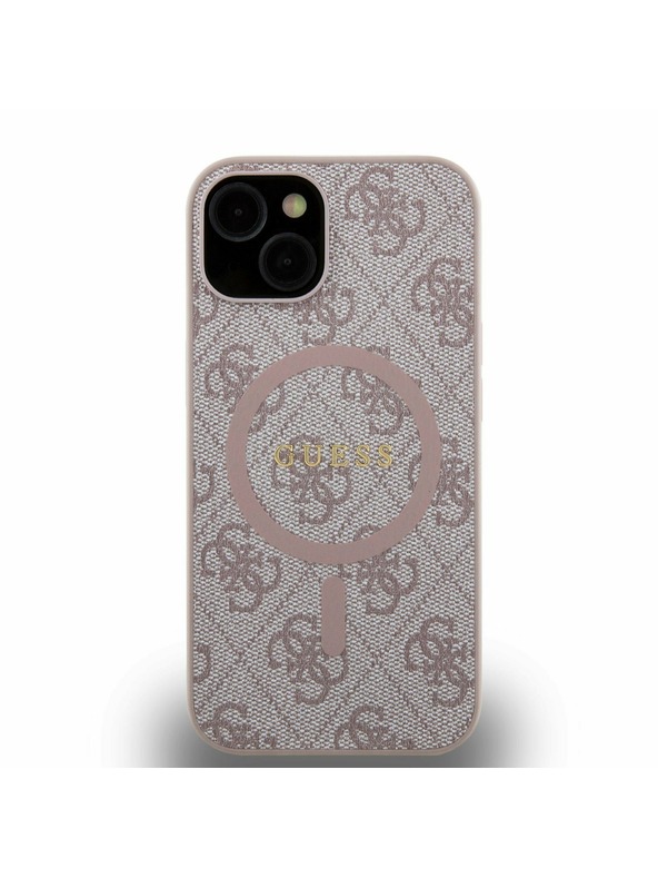 Guess Guess 4G Zadnji Ovitek za iPhone 14 Pink