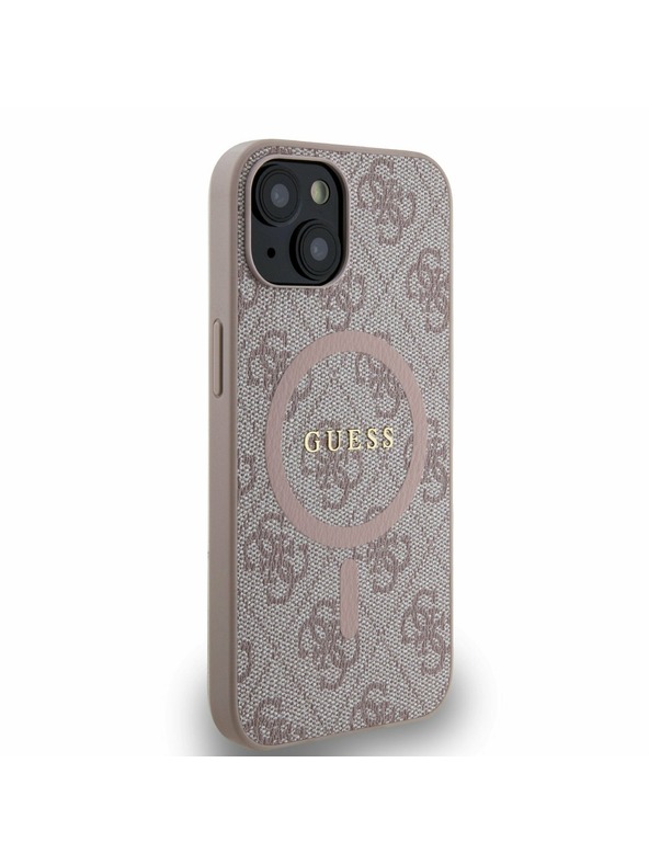Guess Guess 4G Zadnji Ovitek za iPhone 14 Pink