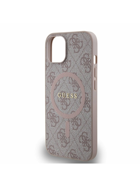 Guess Guess 4G Zadnji Ovitek za iPhone 14 Pink