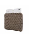 Guess Guess PU 4G Triangle Logo Ovitek za prenosnik 14" Rjav