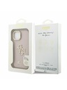 Guess Guess PU Grained 4G Logo Stand Ovitek kamere Zadnji ovitek za iPhone 14 Roza
